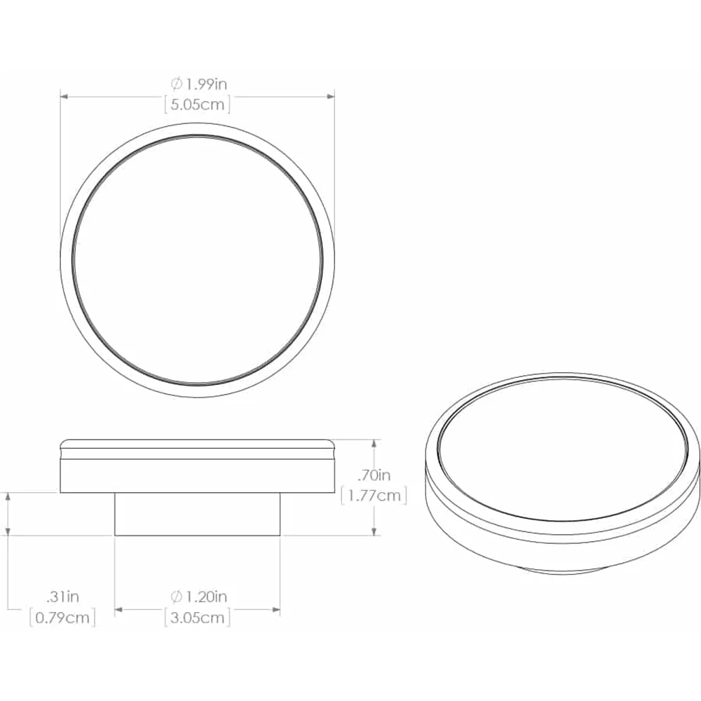 Lumitec Halo - Flush Mount Down Light - White Finish - 3-Color Red/Blue Non-Dimming w/White Dimming [112828] - Image 4
