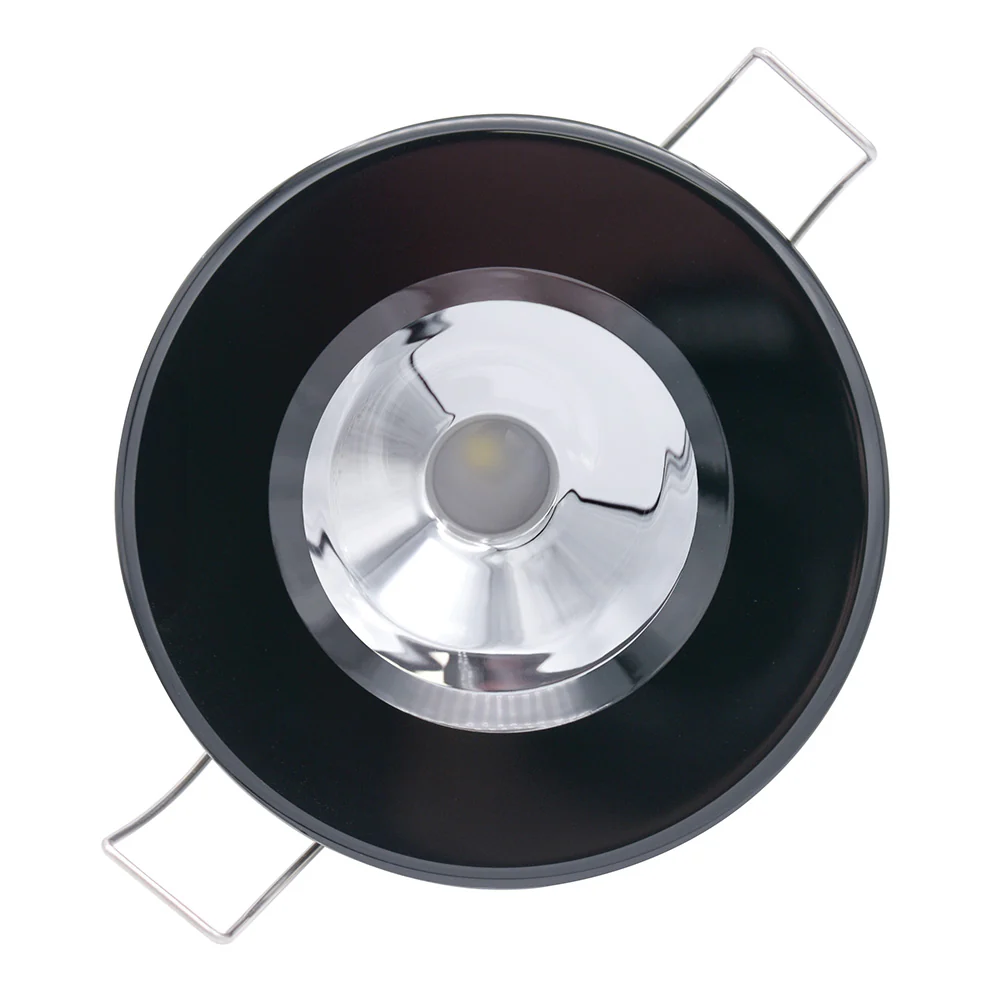 Lumitec Illusion Flush Mount LED Down Light - White - Non-Dimming - Black Housing - Chrome Reflector [117163] - Image 2