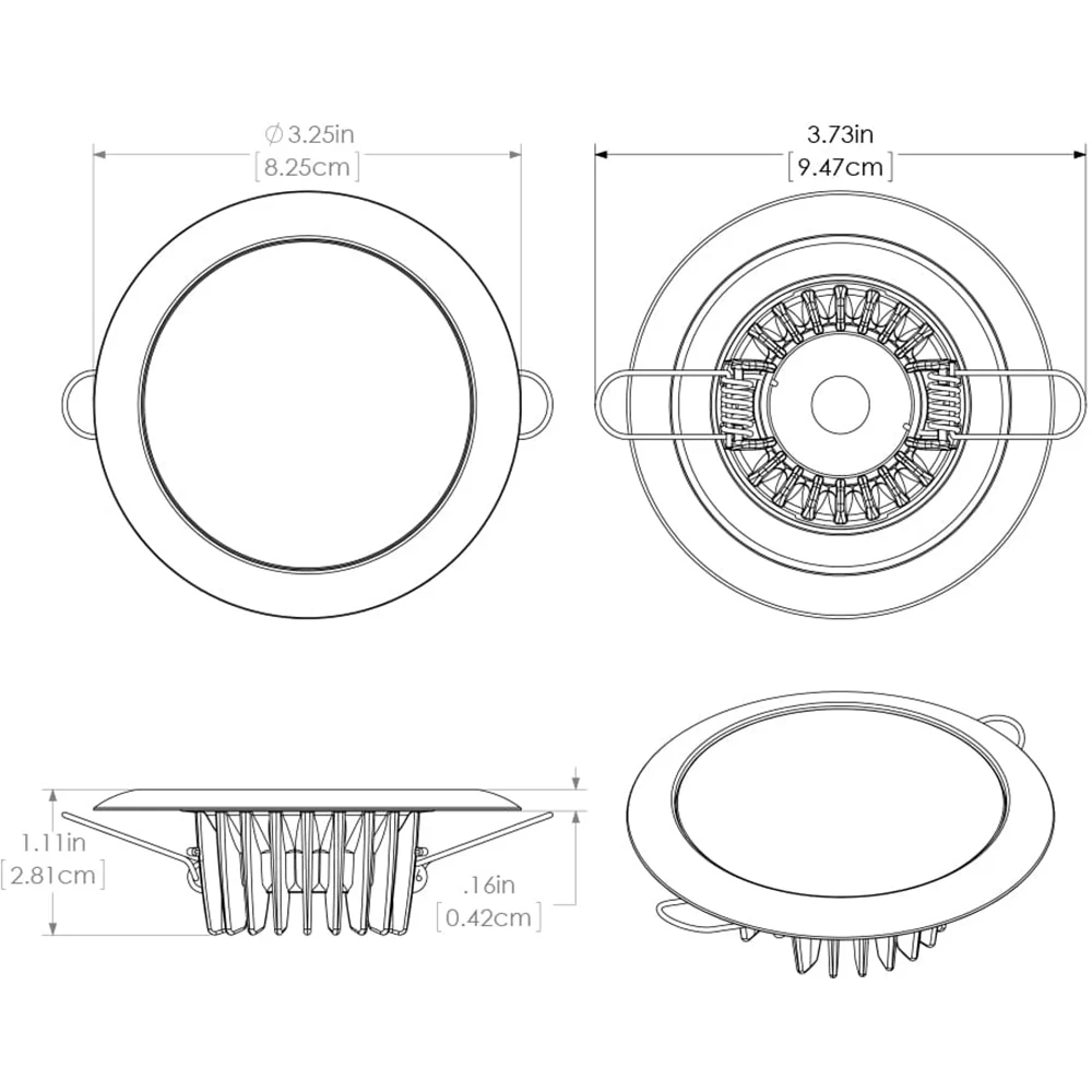 Lumitec Mirage - Flush Mount Down Light - Glass Finish/White Bezel - 3-Color Red/Blue Non-Dimming w/White Dimming [113128] - Image 2