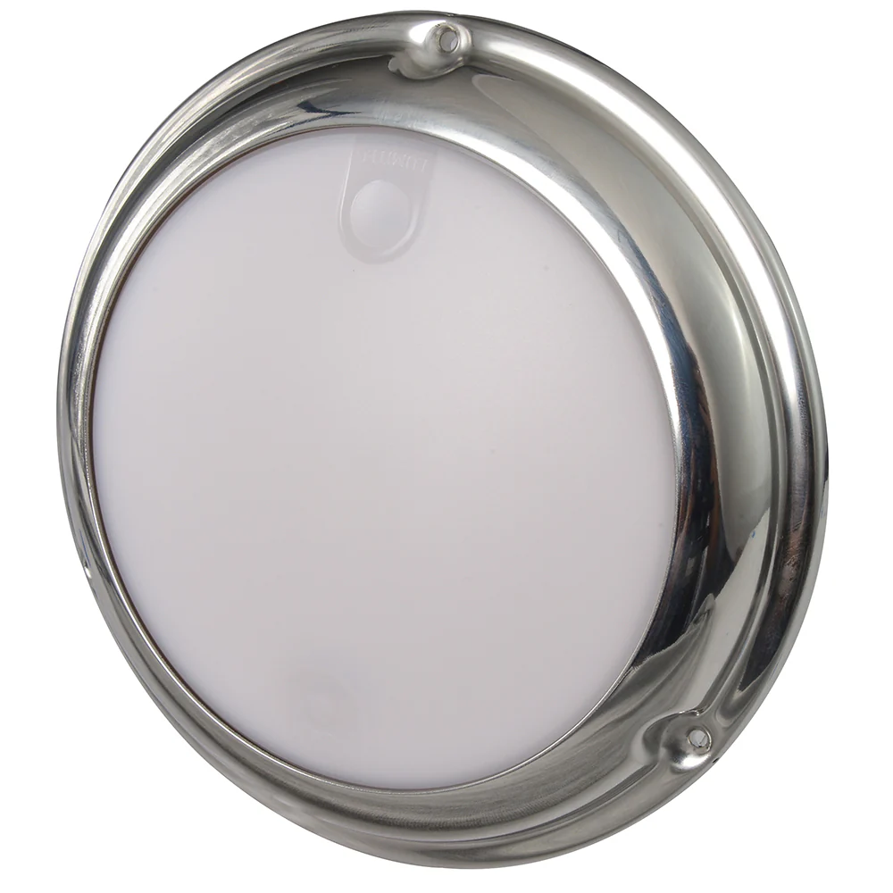 Lumitec TouchDome - Dome Light - Polished SS Finish - 2-Color White/Red Dimming [101098] - Image 3