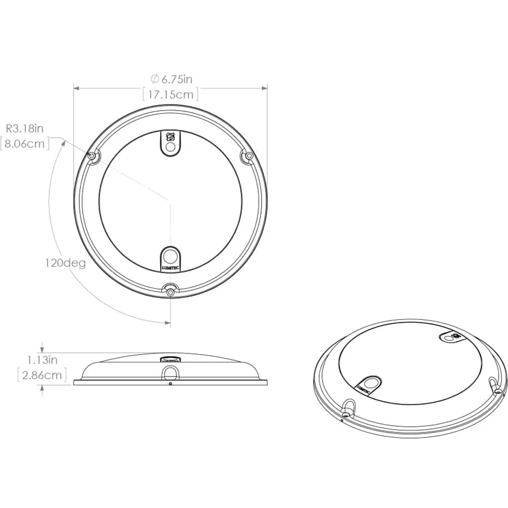 Lumitec TouchDome - Dome Light - Polished SS Finish - 2-Color White/Red Dimming [101098] - Image 4