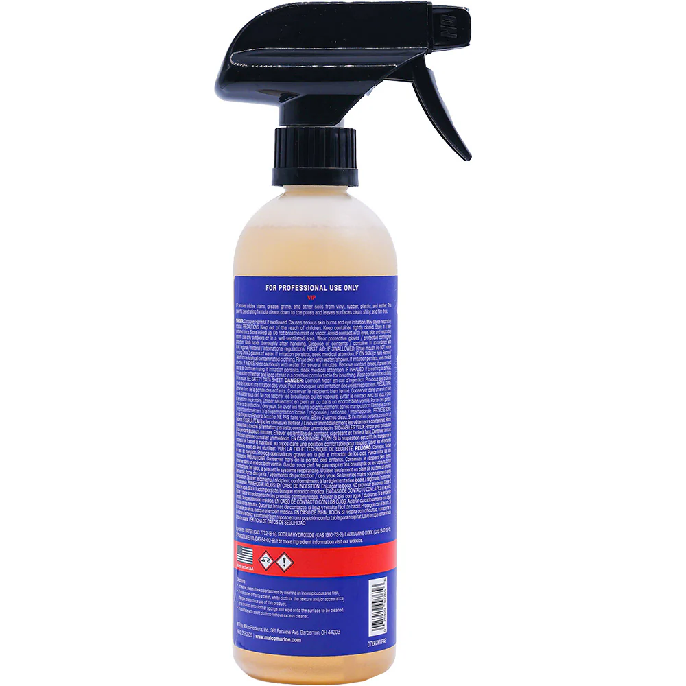 Malco VIP Vinyl  Plastic Cleaner - 16oz [166316] - Image 2
