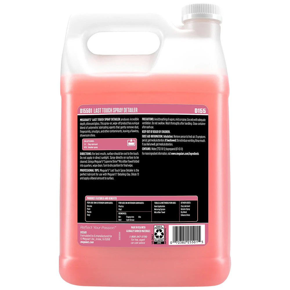 Meguiars Detailer Last Touch Spray Detailer - 1-Gallon *Case of 4* [D15501CASE] - Image 2