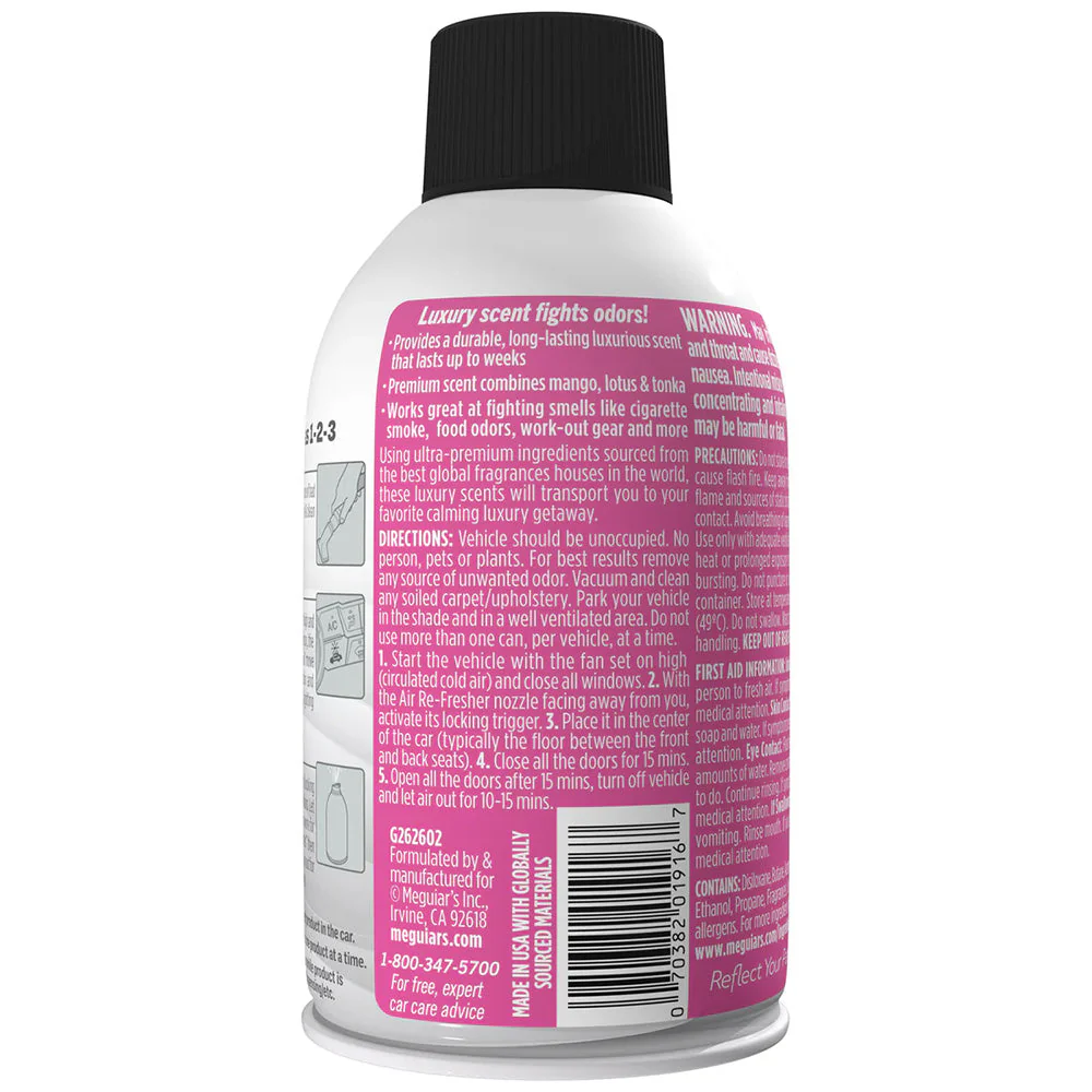 Meguiar's Tropical Rainforest Whole Car Air Re-Fresher Aerosol - 2oz [G262602] - Image 2