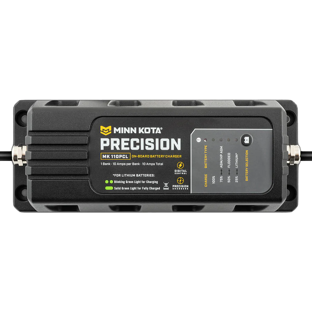 Minn Kota On-Board Precision Charger MK-110 PCL 1 Bank x 10 AMP LI Optimized Charger [1831101] - Image 3