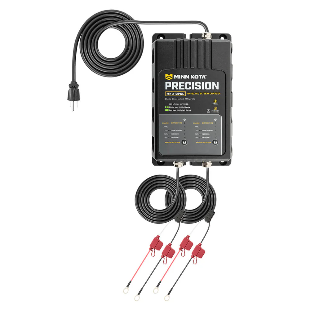 Minn Kota On-Board Precision Charger MK-212 PCL 2 Bank x 6 AMP LI Optimized Charger [1832121] - Image 4