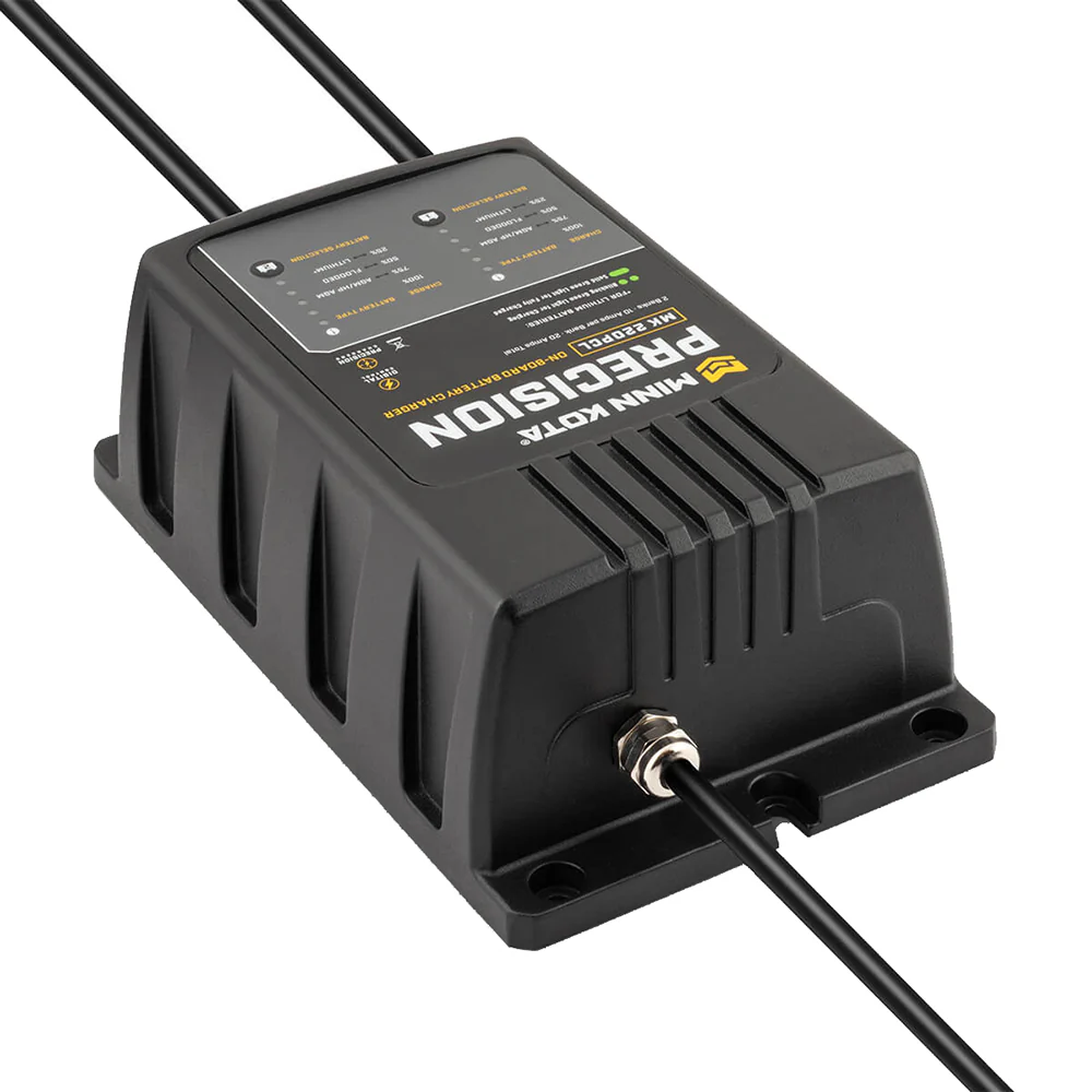 Minn Kota On-Board Precision Charger MK-220 PCL 2 Bank x 10 AMP LI Optimized Charger [1832201] - Image 2