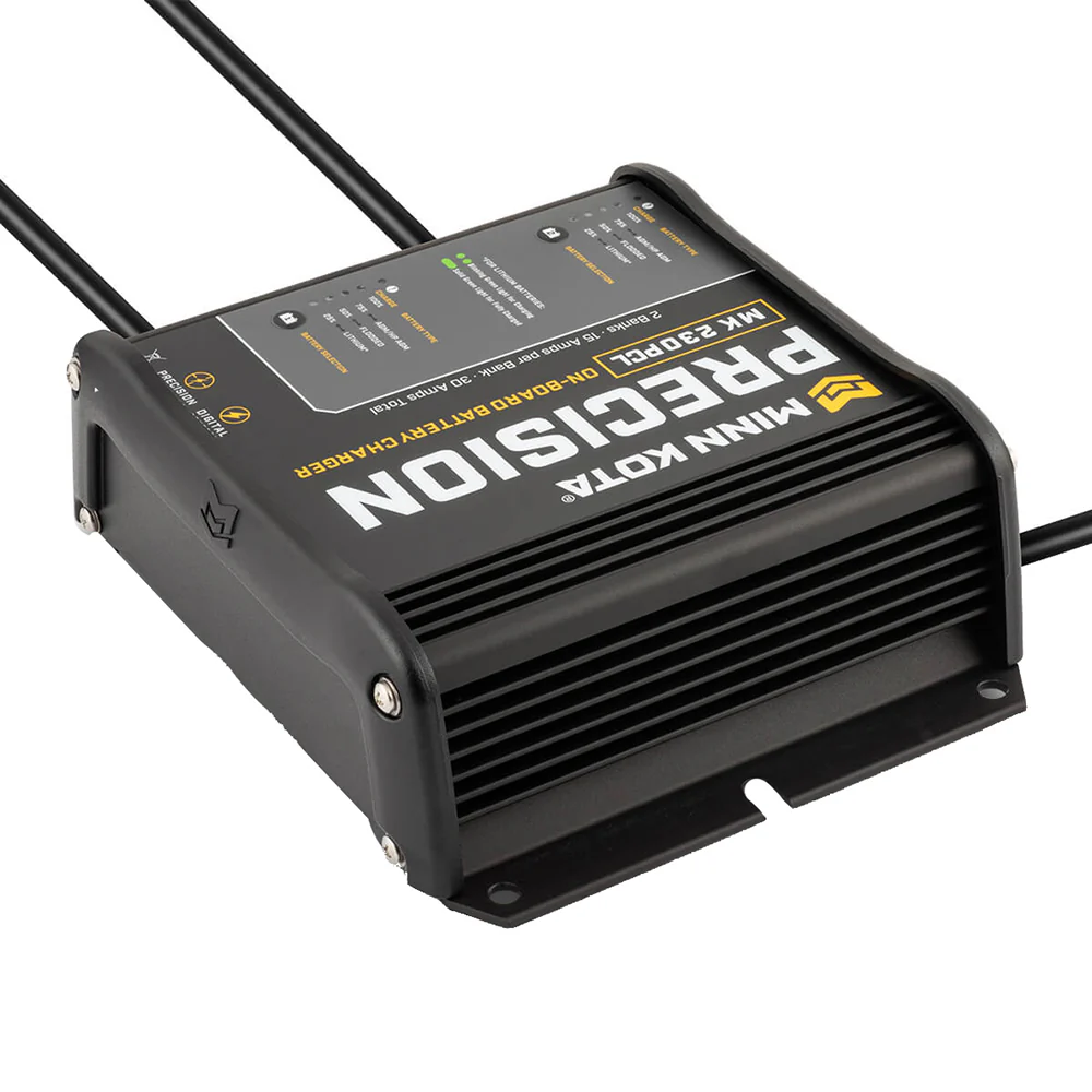 Minn Kota On-Board Precision Charger MK-230 PCL 2 Bank x 15 AMP LI Optimized Charger [1832304] - Image 2