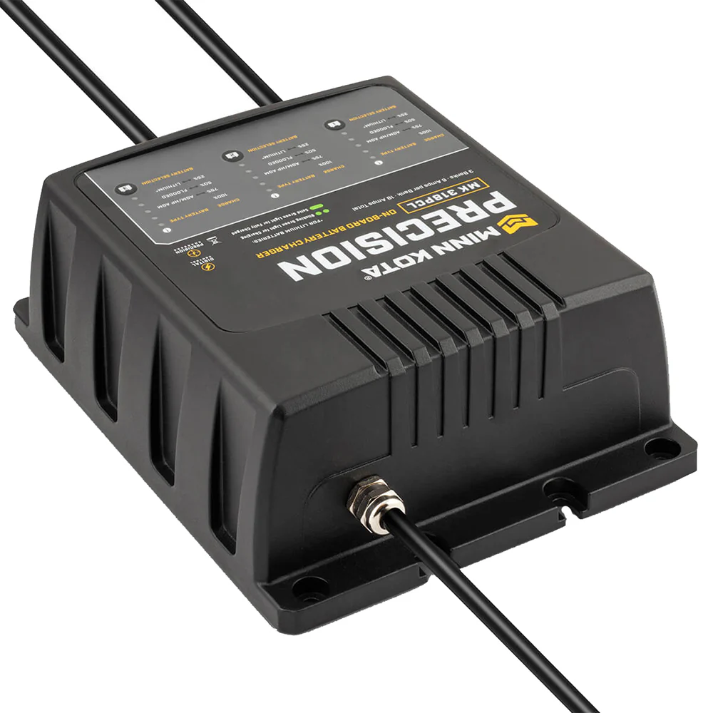 Minn Kota On-Board Precision Charger MK-318 PCL 3 Bank x 6 AMP LI Optimized Charger [1833181] - Image 2
