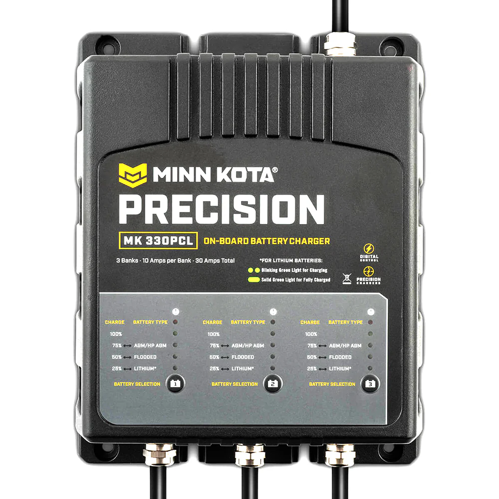 Minn Kota On-Board Precision Charger MK-330 PCL 3 Bank x 10 AMP LI Optimized Charger [1833301] - Image 3