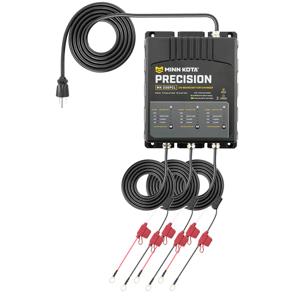 Minn Kota On-Board Precision Charger MK-330 PCL 3 Bank x 10 AMP LI Optimized Charger [1833301] - Image 4