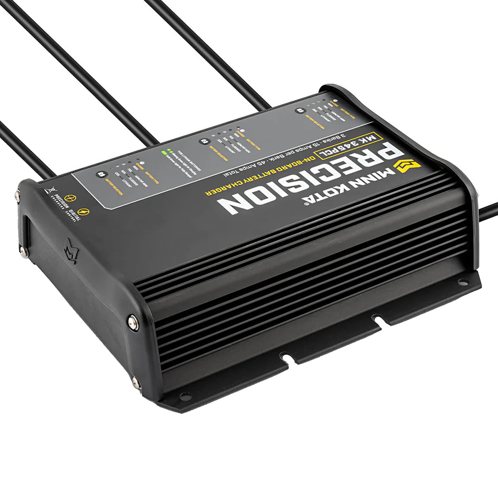 Minn Kota On-Board Precision Charger MK-345 PCL 3 Bank x 15 AMP LI Optimized Charger [1833454] - Image 2