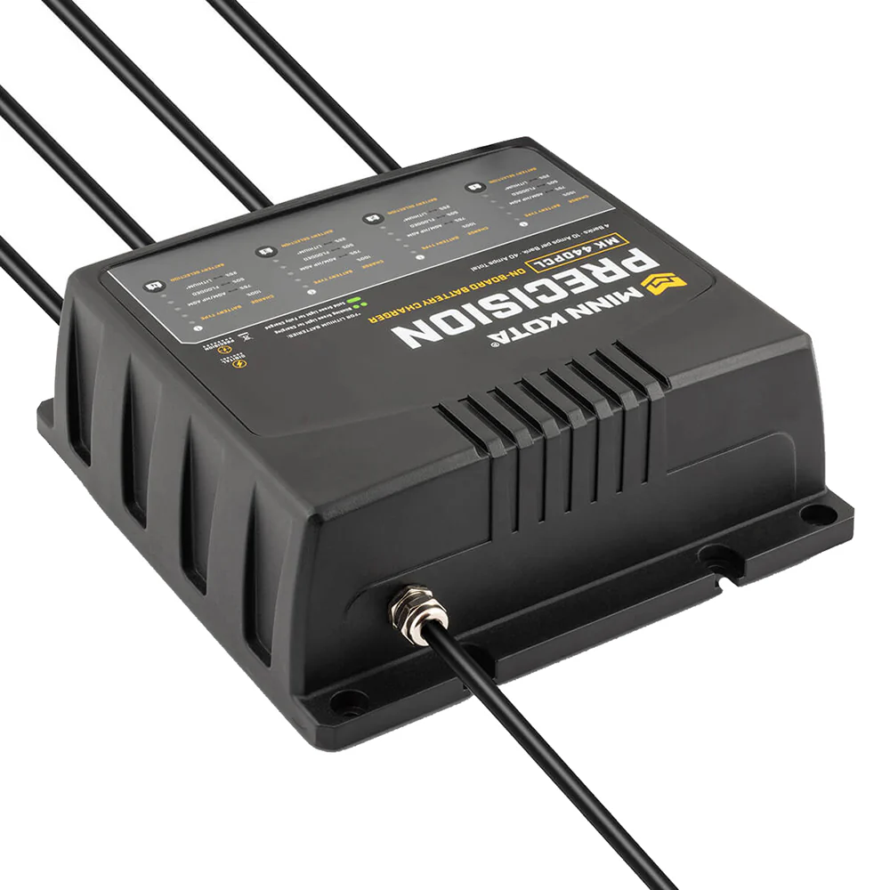 Minn Kota On-Board Precision Charger MK-440 PCL 4 Bank x 10 AMP LI Optimized Charger [1834401] - Image 2