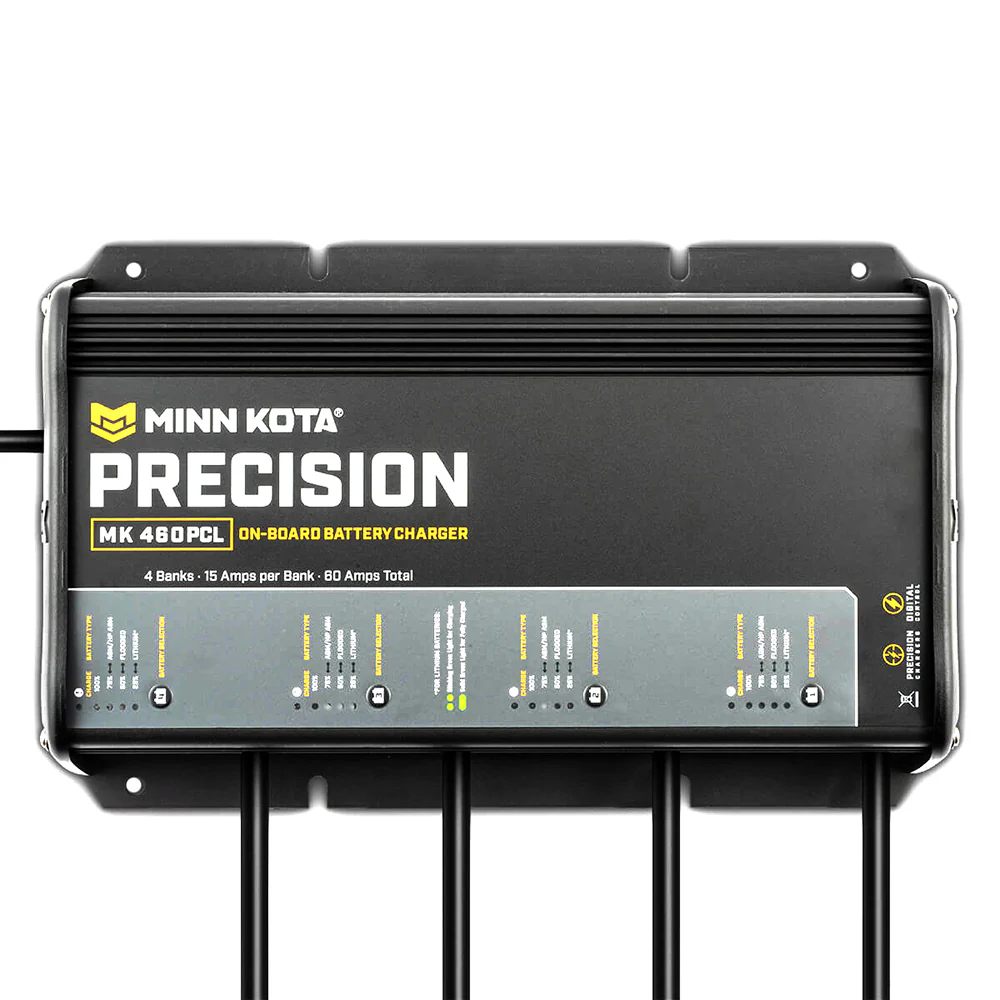 Minn Kota On-Board Precision Charger MK-460 PCL 4 Bank x 15 AMP LI Optimized Charger [1834604] - Image 3