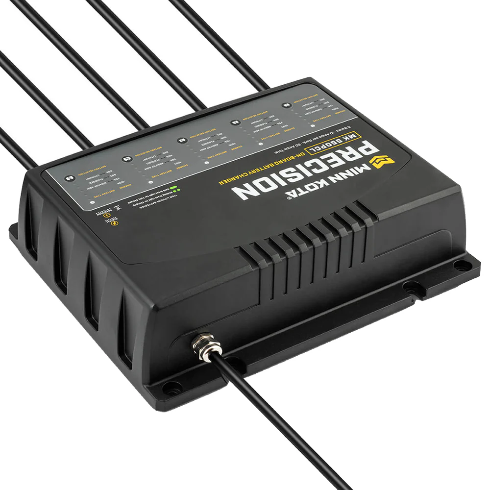 Minn Kota On-Board Precision Charger MK-550 PCL 5 Bank x 10 AMP LI Optimized Charger [1835500] - Image 2
