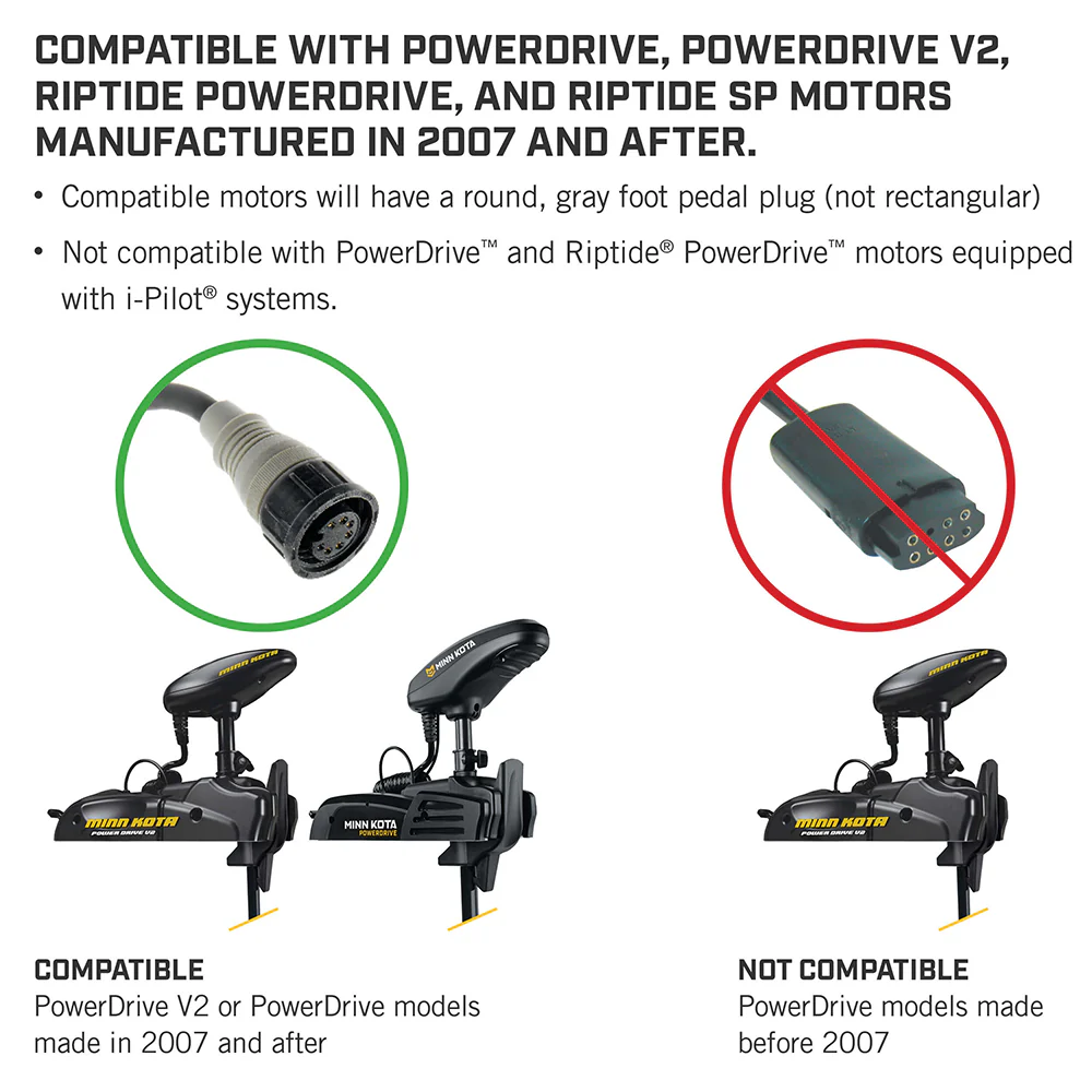 Minn Kota PowerDrive Foot Pedal - ACC Corded [1866070] - Image 2