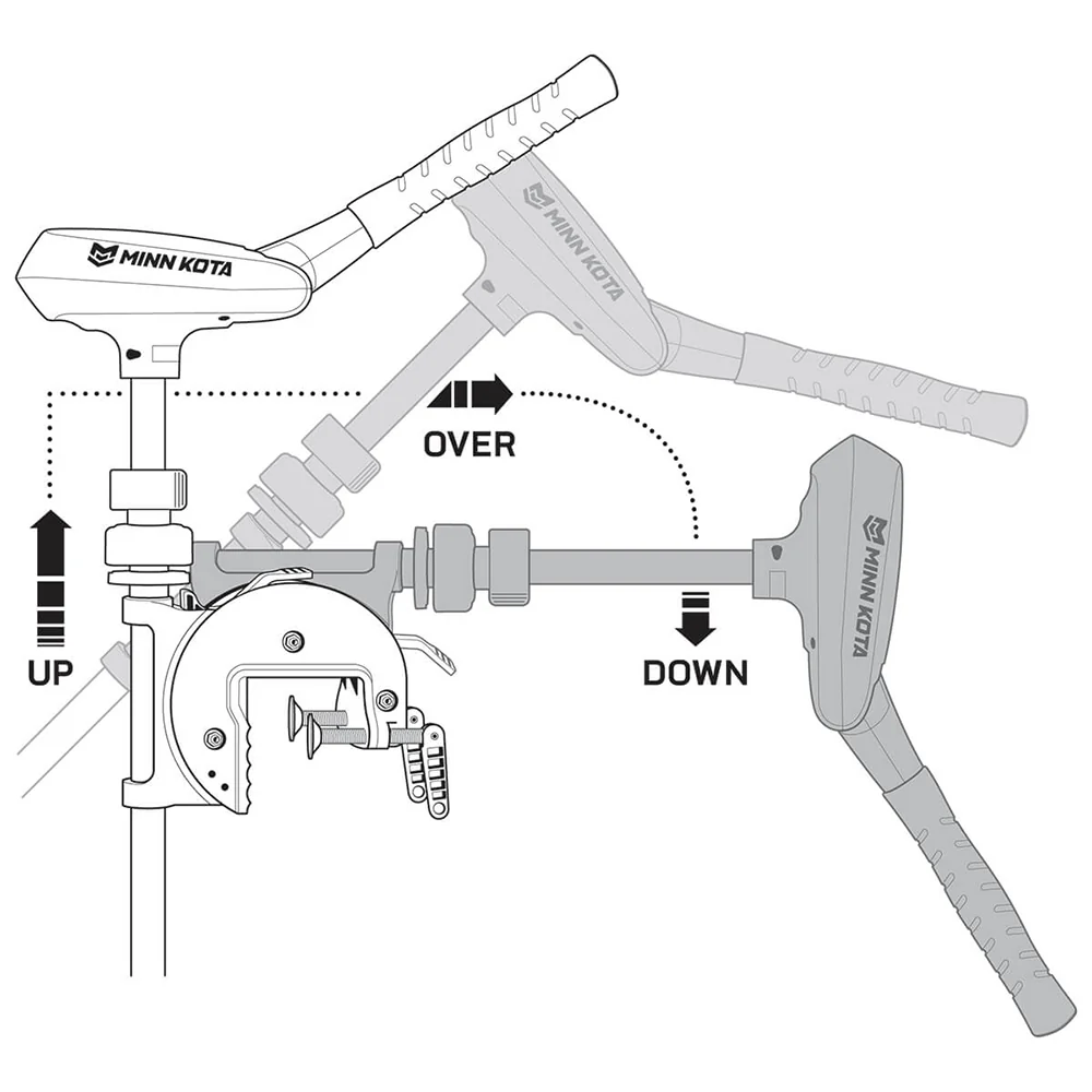 Minn Kota Traxxis 55 Freshwater Trolling Motor - Transom Mount - 12V - 55lb - 42" [1368716M] - Image 3