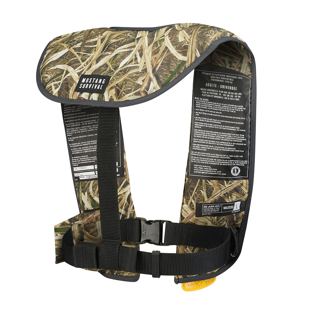 Mustang MIT 100 Convertible Inflatable PFD - Camo [MD2030CM-261-0-202] - Image 3