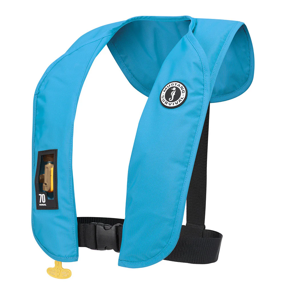 Mustang MIT 70 Manual Inflatable PFD - Azure (Blue) [MD4041-268-0-202] - Image 2