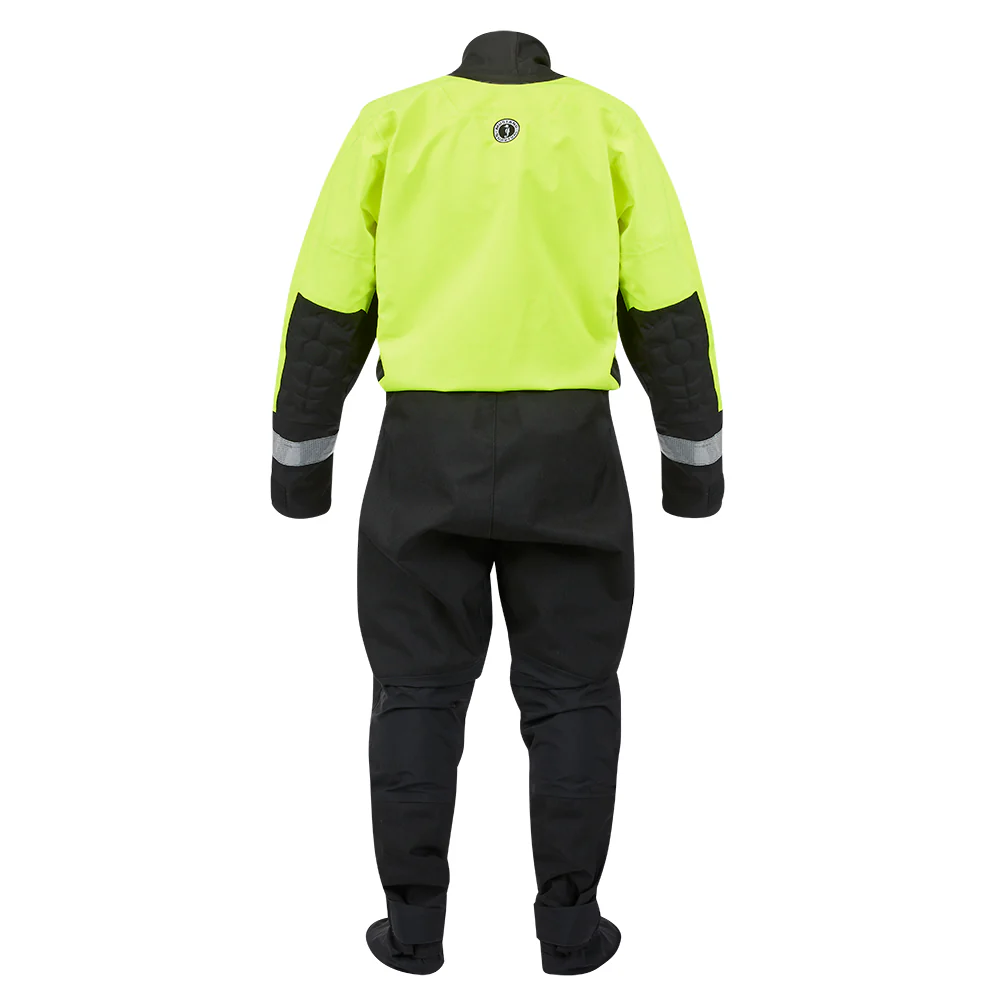 Mustang MSD576 Water Rescue Dry Suit - Fluorescent Yellow Green-Black - Large [MSD57602-251-L-101] - Image 2