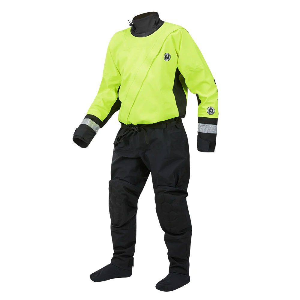 Mustang MSD576 Water Rescue Dry Suit - Fluorescent Yellow Green-Black - XXL [MSD57602-251-XXL-101] - Image 3