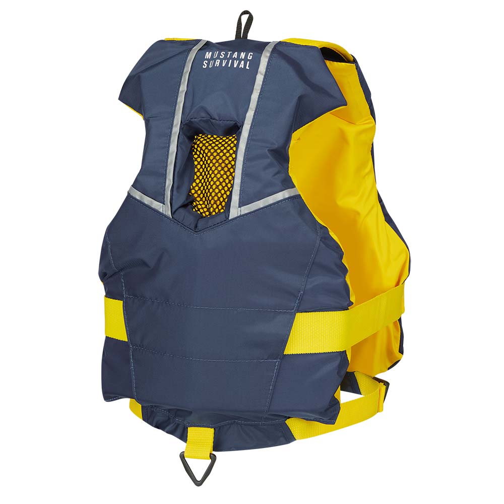 Mustang Youth Bobby Foam Vest - Yellow/Navy [MV2500-5-0-216] - Image 3