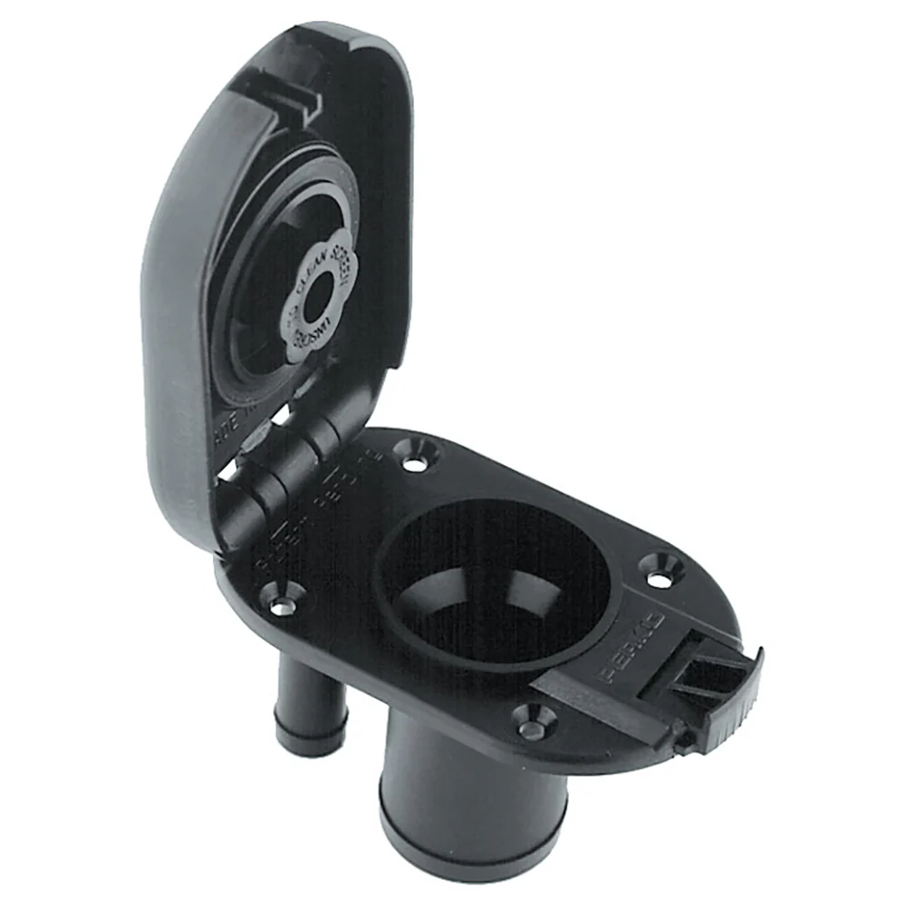 Perko Combination Vented Gas Fill/Tank f/1-1/2" Hose - Straight Neck [1319DPGBLK] - Image 2