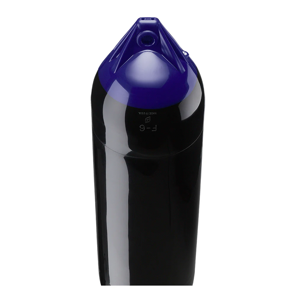 Polyform F-6 Twin Eye Fender 11" x 42" - Black [F-6 BLACK] - Image 2