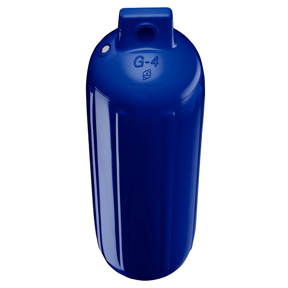 Polyform G-4 Twin Eye Fender 6.5" x 22" - Cobalt Blue w/Adapter [G-4 COBALT BLUE W/AIR ADAPTER] - Image 2