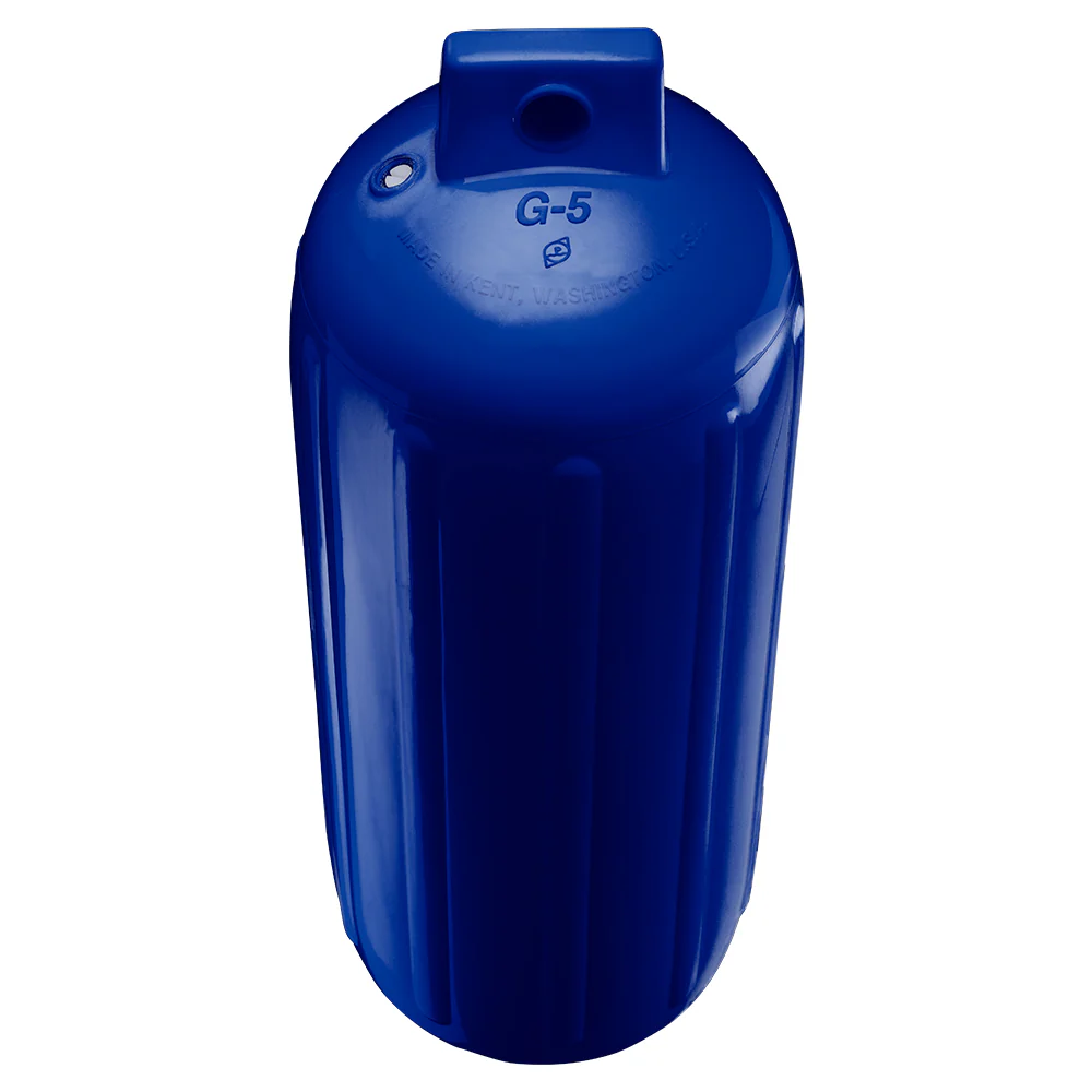 Polyform G-5 Twin Eye Fender 8.8" x 26.8" - Cobalt Blue w/Adapter [G-5 COBALT BLUE W/AIR ADAPTER] - Image 2