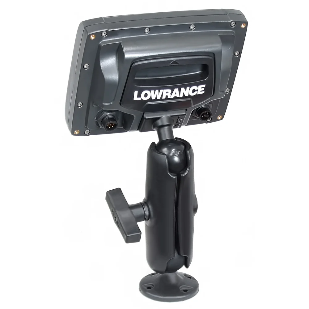 RAM Mount 1.5" Ball "Rugged Use" Composite Mount f/Lowrance Elite-5 & Mark-5 Series Fishfinders [RAP-101U-LO11] - Image 2
