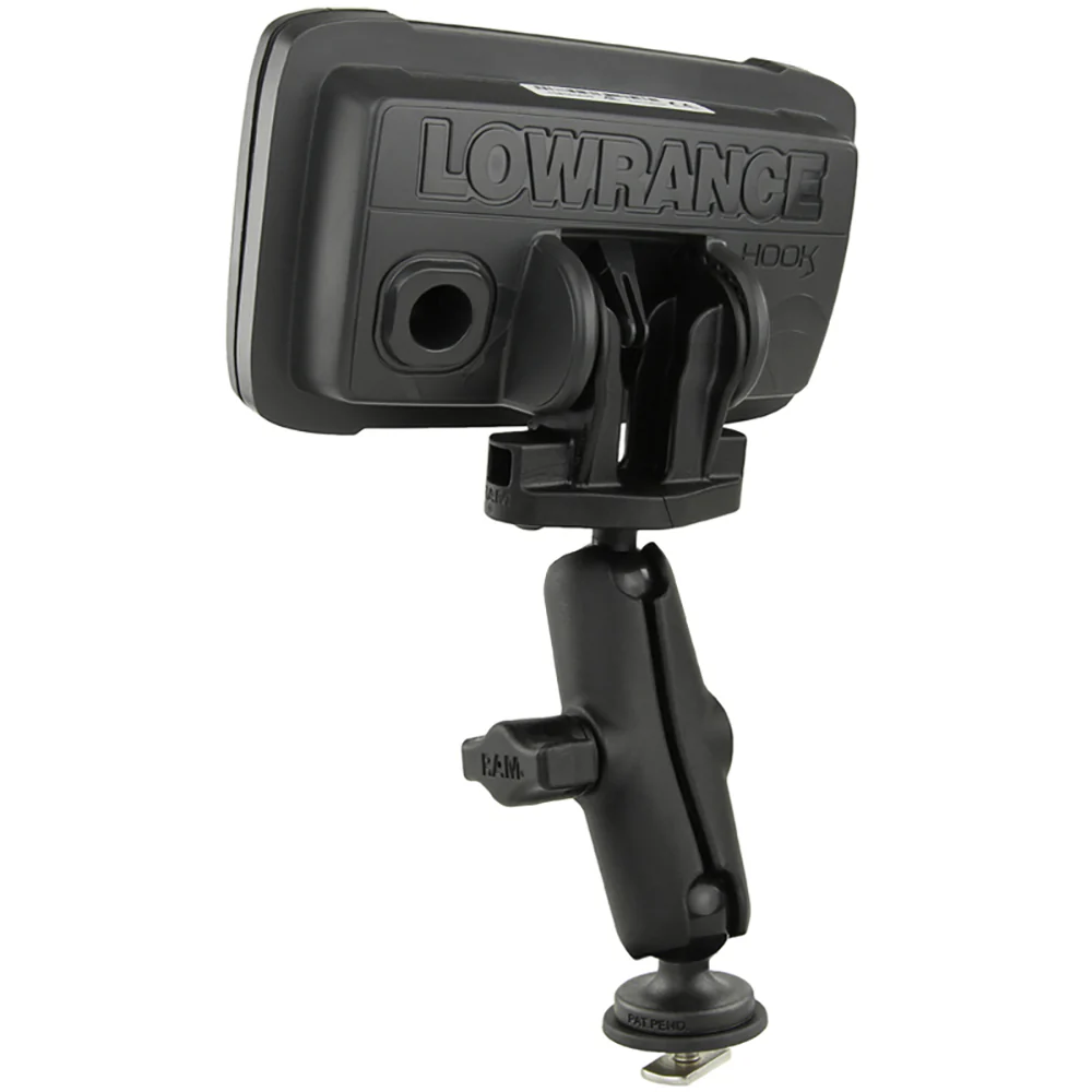 RAM Mount Fishfinder Mount f/Lowrance Hook2Series - 1" Track Mount [RAM-B-LO12-354-TRA1] - Image 2