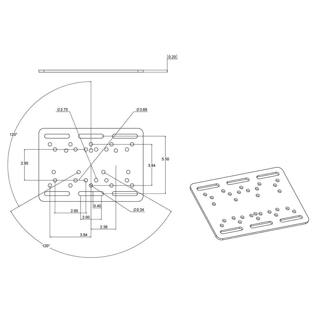 RAM Mount Forklift Overhead Guard Plate [RAM-335] - Image 2