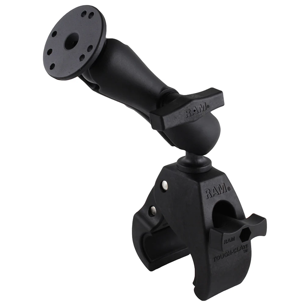 RAM Mount Large Tough-Claw Base w/Double Socket Arm & 1.5" Round Base Adapter [RAP-401-202U] - Image 2