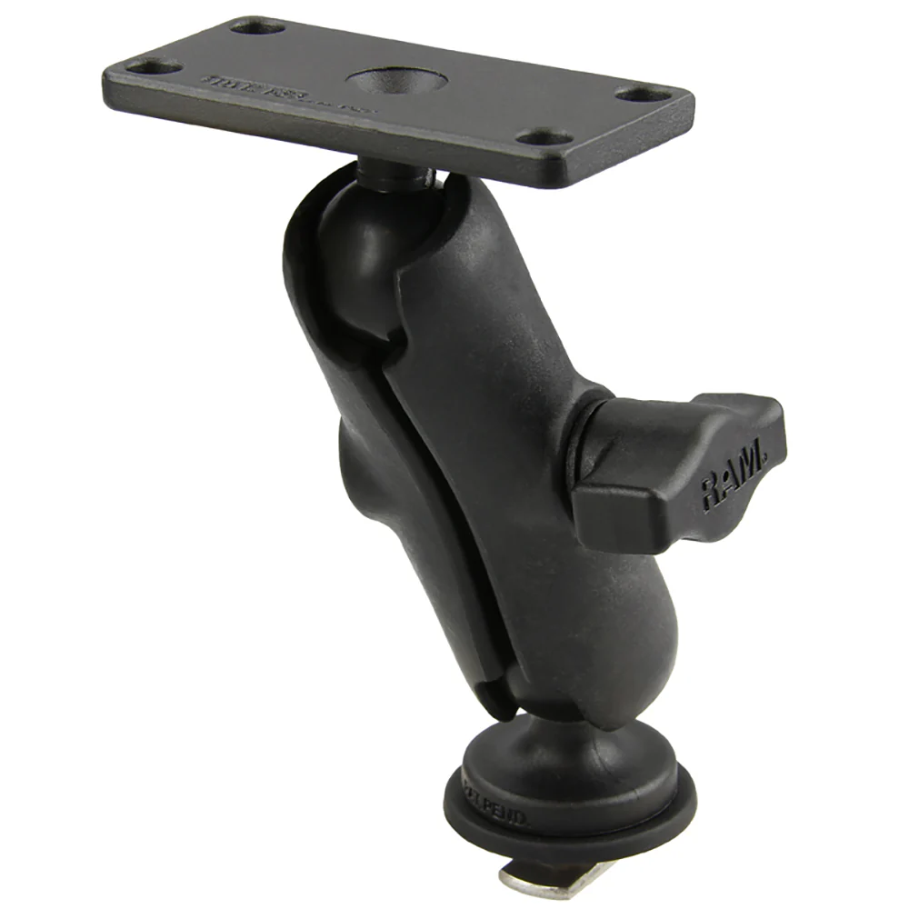 Ram Mount RAM 1" Ball Mount with Track Ball Base  1.5" x 3" Plate for the Humminbird Helix 5 ONLY [RAP-B-202-153-354-TRA1U] - Image 3