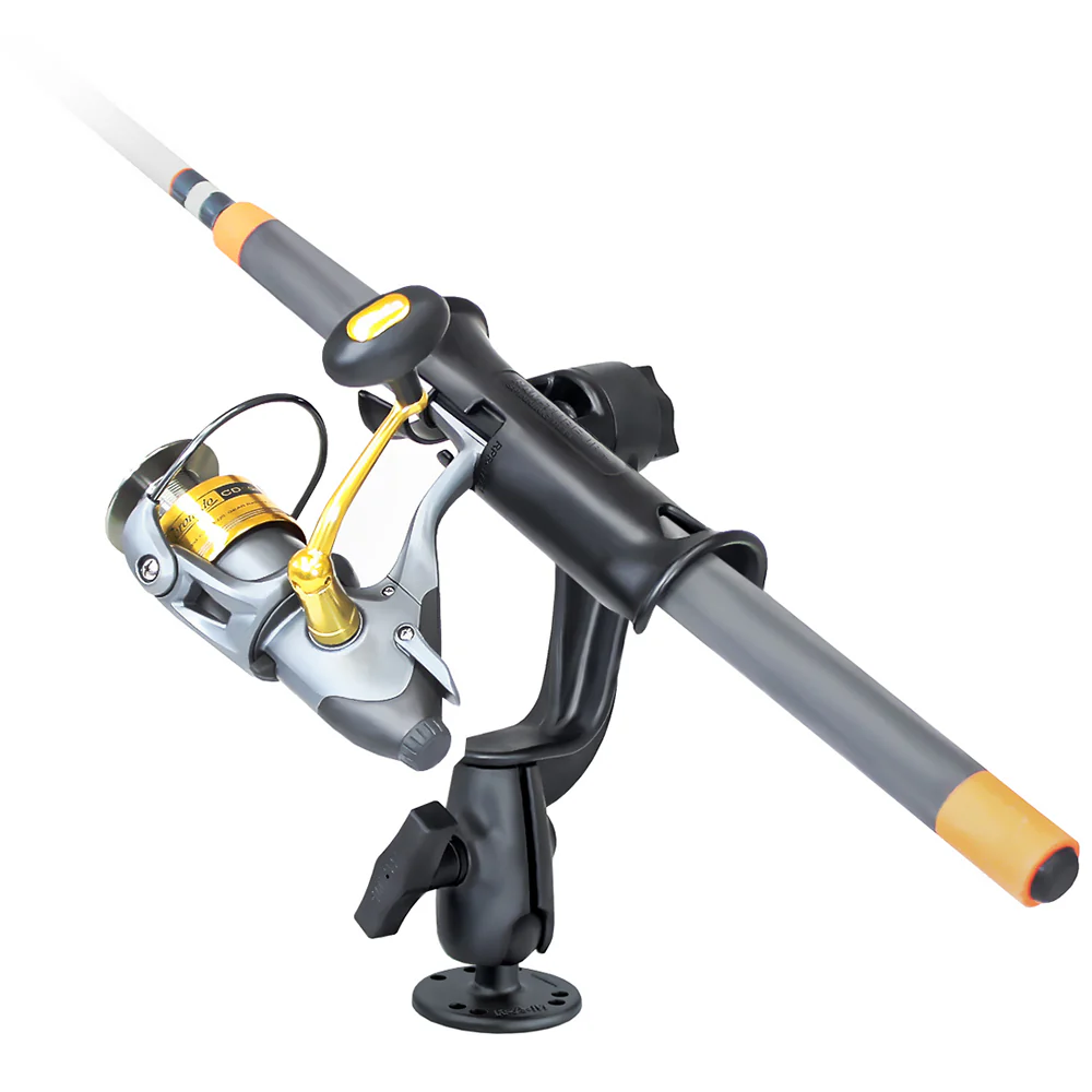 RAM Mount Ram Tube Jr. Rod Holder w/ RAM-ROD Revolution Ratchet/Socket System [RAP-390-RBU] - Image 2