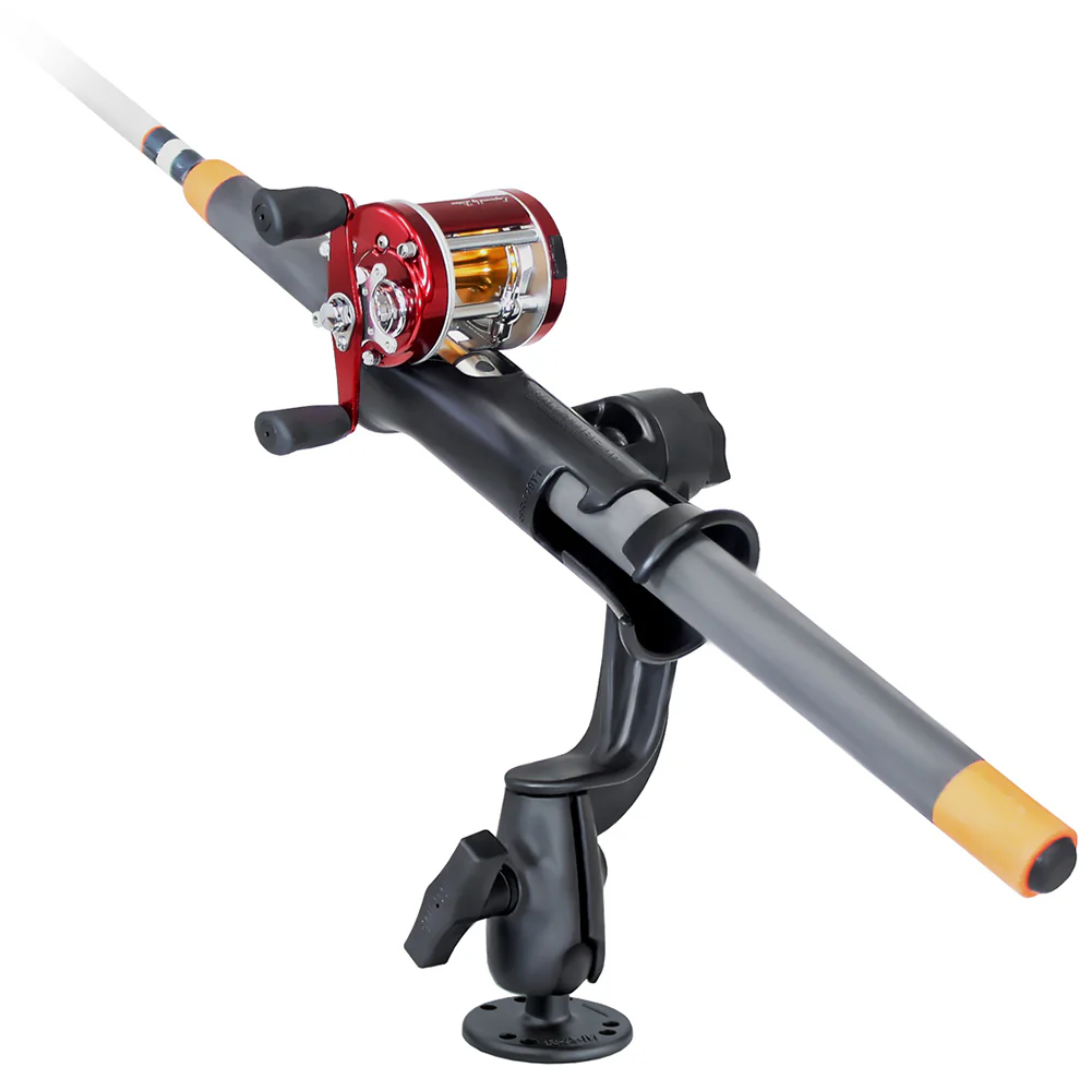 RAM Mount Ram Tube Jr. Rod Holder w/ RAM-ROD Revolution Ratchet/Socket System [RAP-390-RBU] - Image 3