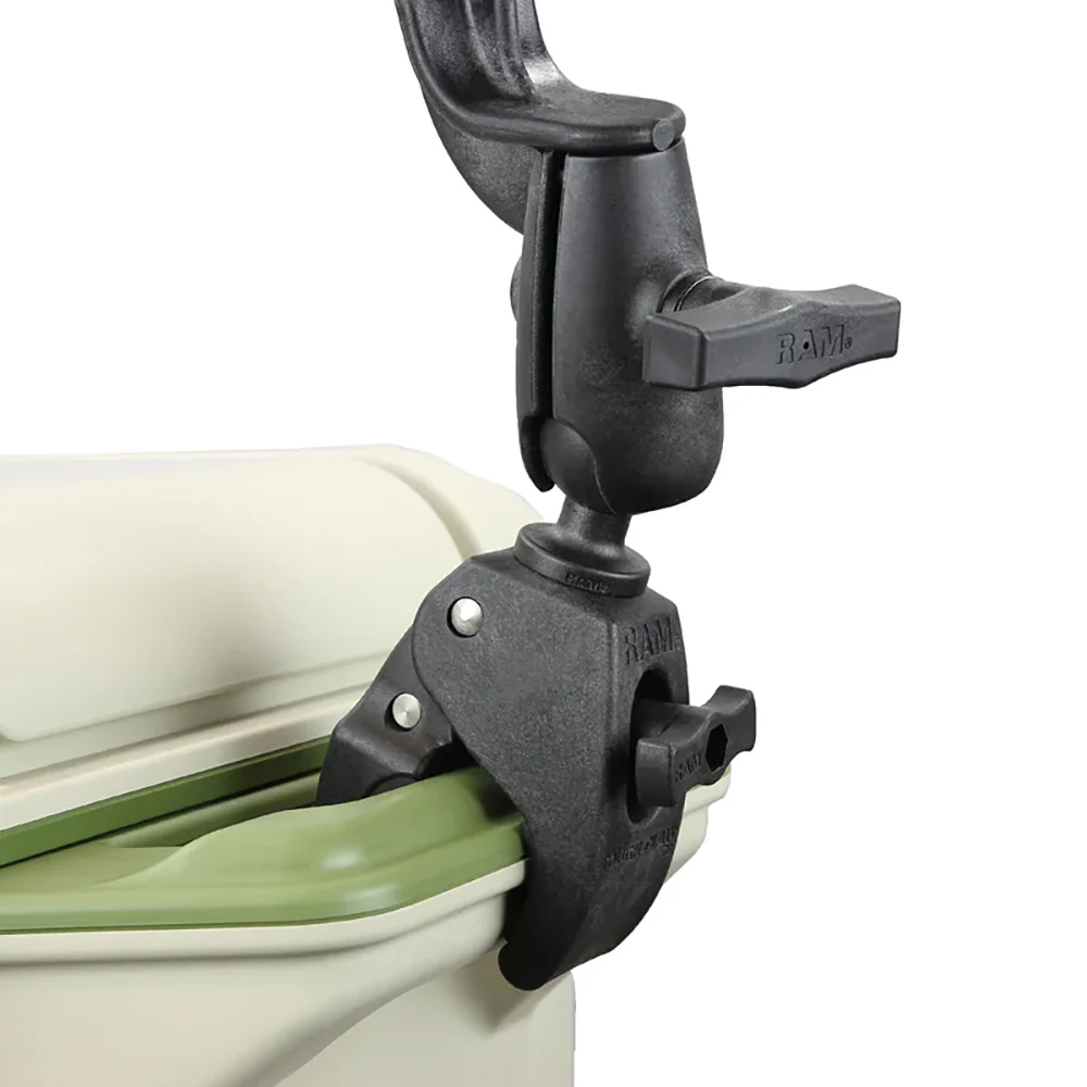 RAM Mount RAM Tube Jr. Rod Holder w/Revolution Arm  RAM Tough-Claw Base [RAP-390-RB-404U] - Image 2