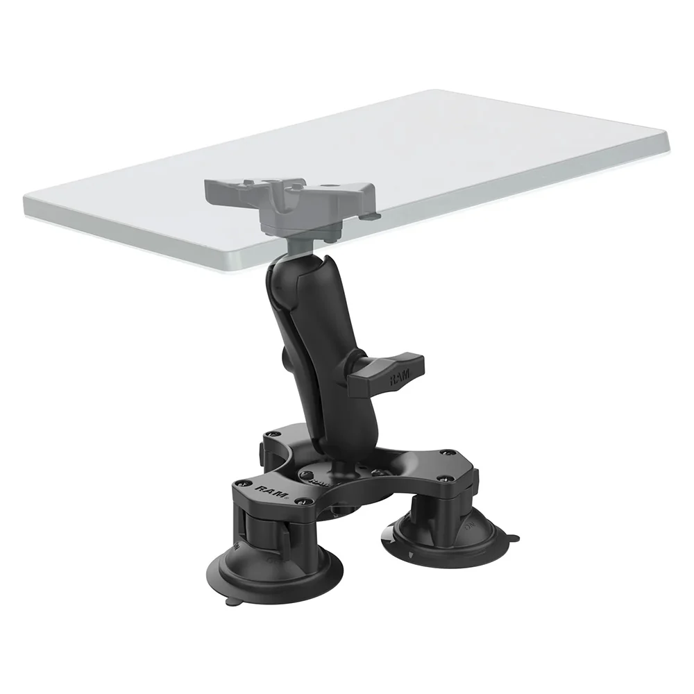 RAM Mount RAM Twist-Lock Triple Suction Heavy Duty Mount f/Starlink Mini [RAP-365-138-STA1U] - Image 2