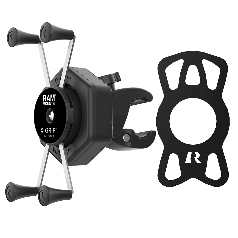 RAM Mount RAM X-Grip Large Phone Mount w/Vibe-Safe  Small Tough-Claw [RAM-HOL-UN10-462-400] - Image 2