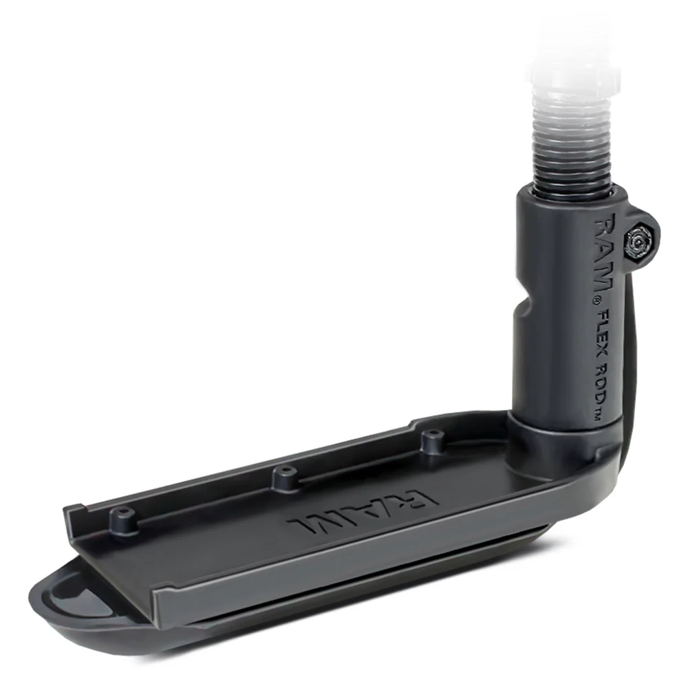 RAM Mount Transducer Arm Mount w/18" Rigid Aluminum Rod & Open Single Socket f/Lowrance StructureScan LSS1 & LSS2 [RAM-B-316-18-TRA3-NB] - Image 2