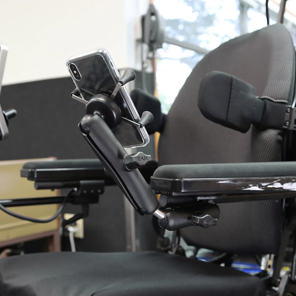 RAM Mount X-Grip Phone Mount f/Wheelchair Armrests [RAM-B-238-WCT-2-UN7] - Image 3