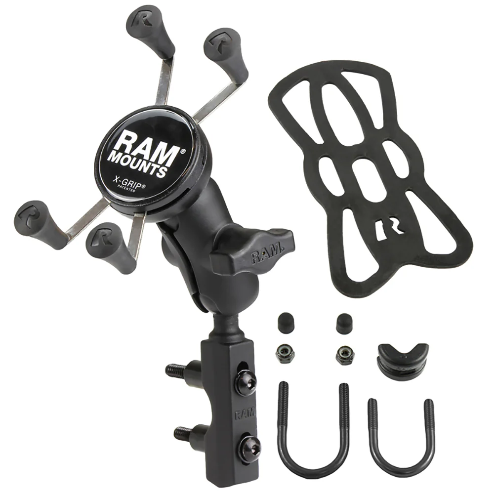 RAM Mount X-Grip Phone Mount w/Motorcycle Brake/Clutch Reservoir Base [RAM-B-174-A-UN7U] - Image 2