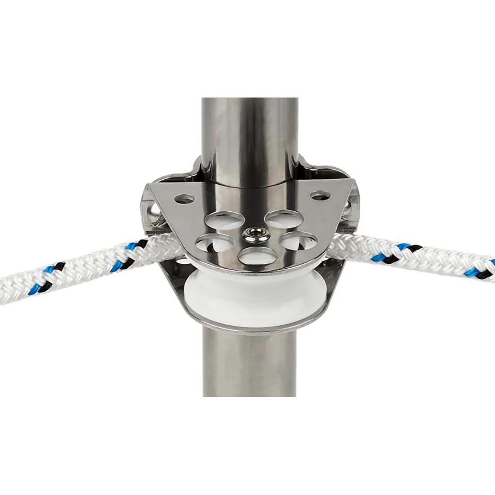 Schaefer Clamp-On Furling Line Stanchion Lead Block - 1" Ball Bearing [300-34] - Image 2