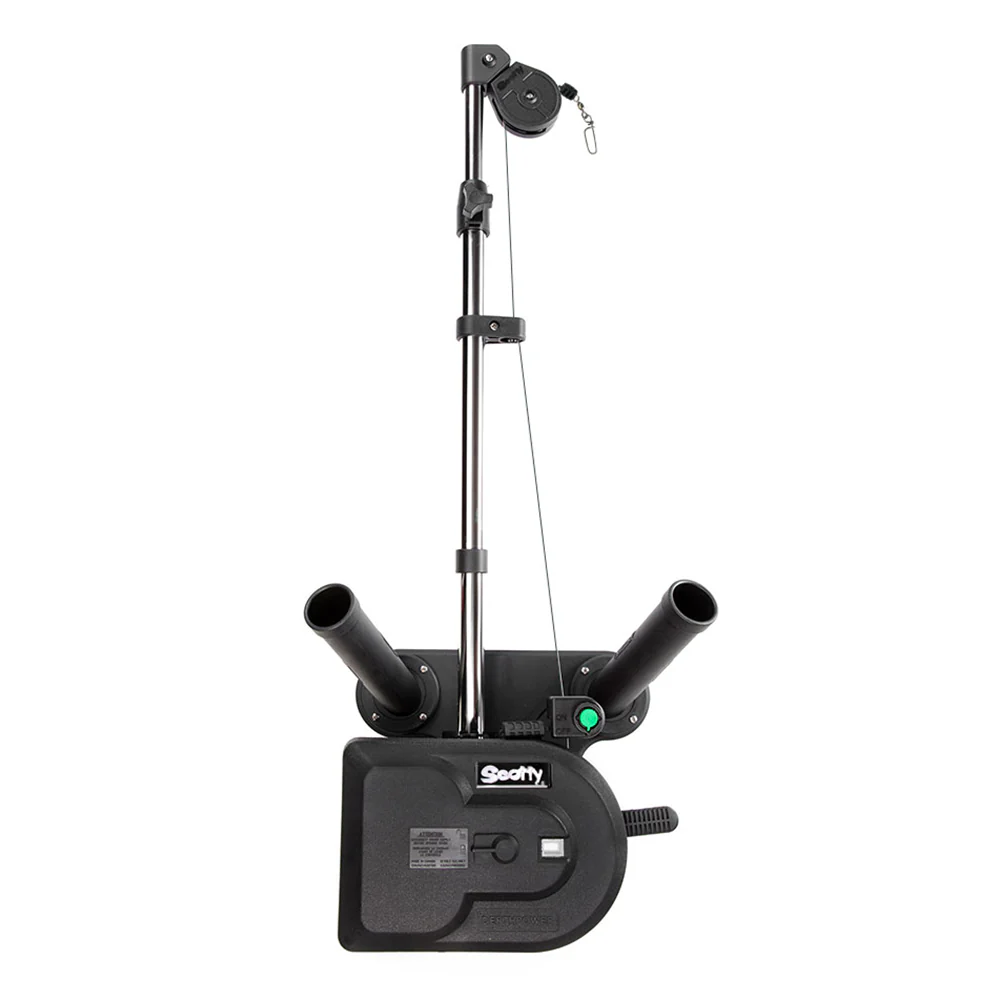 Scotty 1116 Propack 60" Telescoping Electric Downrigger w/ Dual Rod Holders and Swivel Base [1116] - Image 3