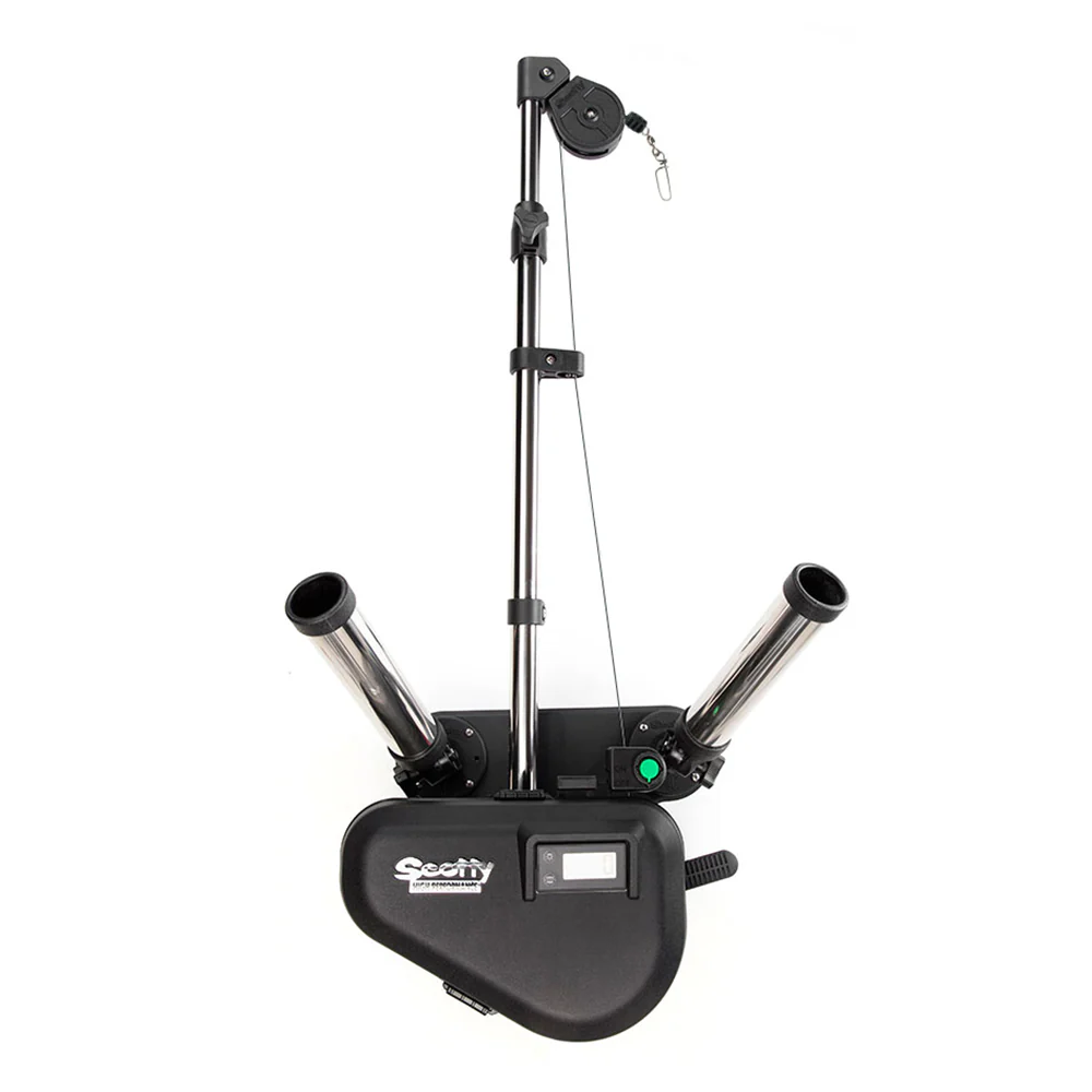 Scotty 2116 HP Depthpower Electric Downrigger 60" SS Telescoping Boom w/Swivel Base - Dual Rod Holder [2116] - Image 3
