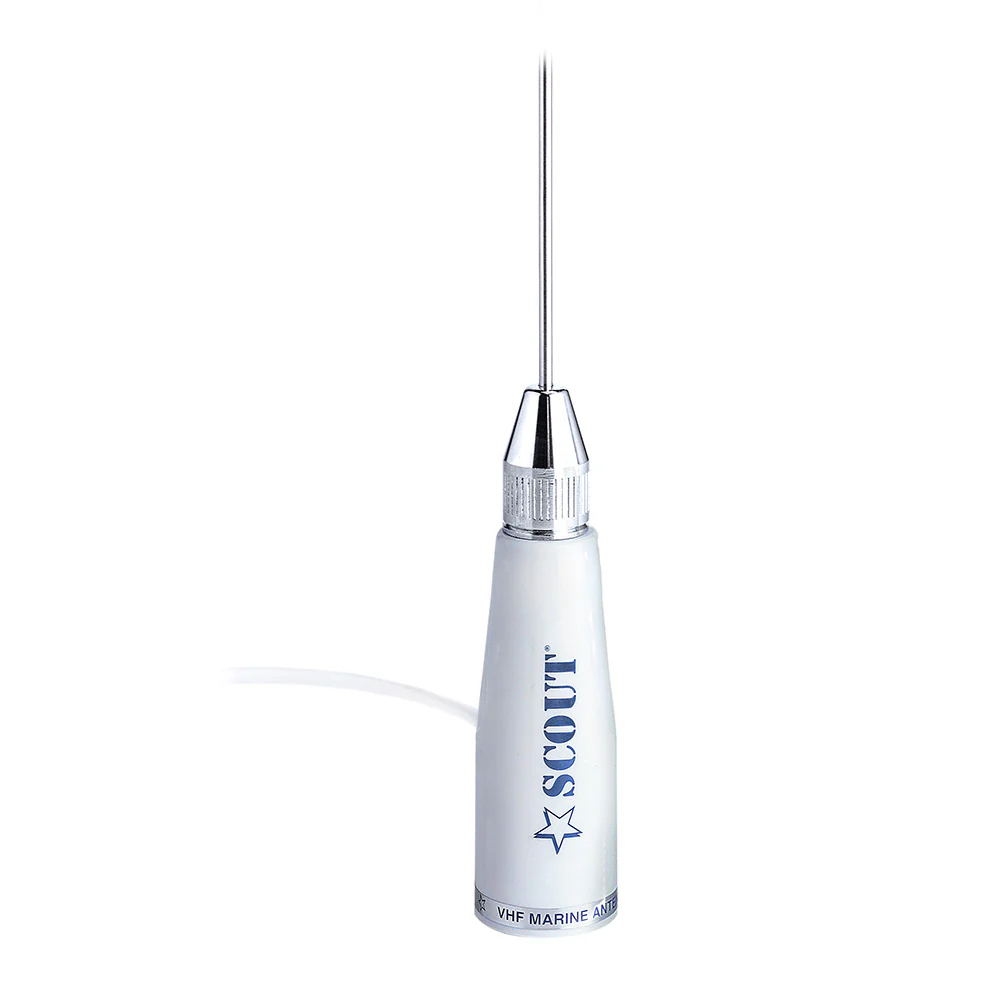 Scout 3.3' Stainless VHF Whip Antenna 3dB w/5M RG-58 Coax KS23A [PF AN NVHF00006T] - Image 2