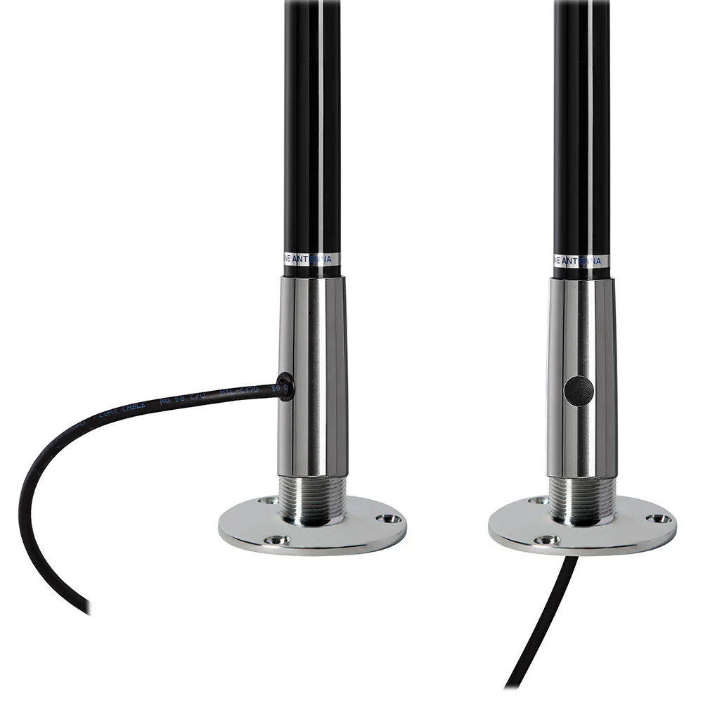 Scout Titan Series 4' Black VHF Antenna 3dB Stainless Steel Ferule w/5M RG-58 Includes PL-259 [PF AN NVHF00045T] - Image 3