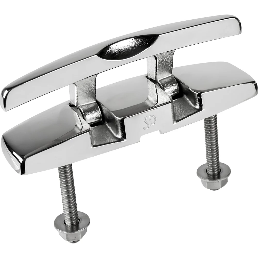 Sea-Dog 6" Rectangle SS Folding Cleat w/Hex Bolts [041136-1] - Image 3
