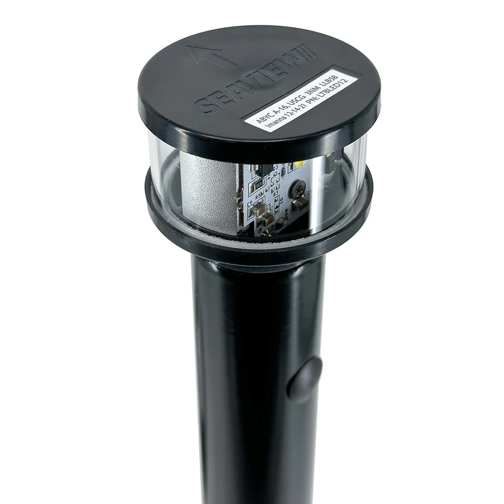 Seaview 12V C5 Certified Round 3nm LED Combo Masthead All-Round Light - Black [LTBLED12C5BLK] - Image 2
